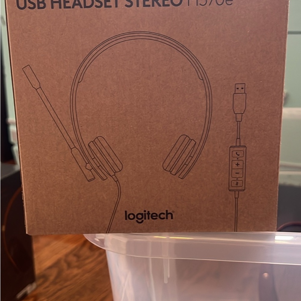 Logitech Wired USB Headset – Black